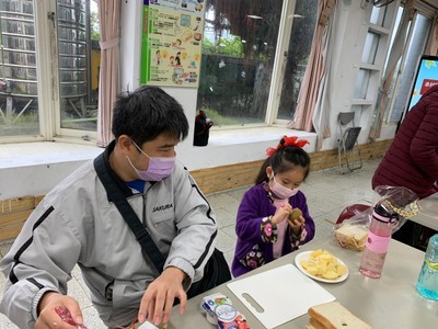 愛與健康幸福家庭-親子食作‧食在有趣，家庭手作情形